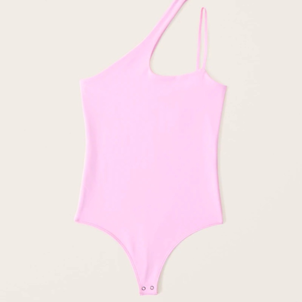 Abercrombie & Fitch Asymmetric one shoulder bodysuit